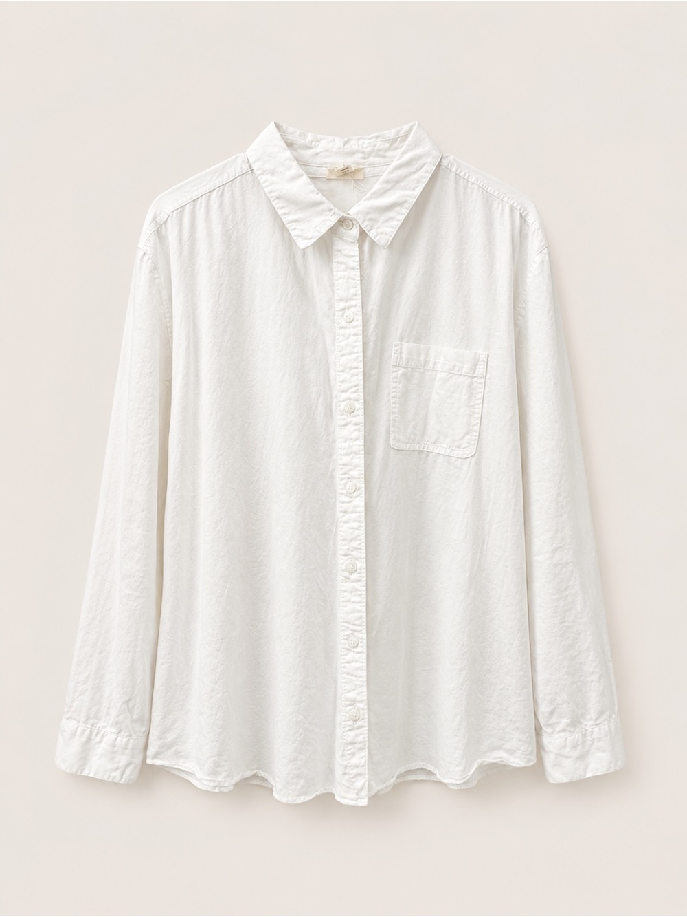 a.n.a White Collared Button Shirt